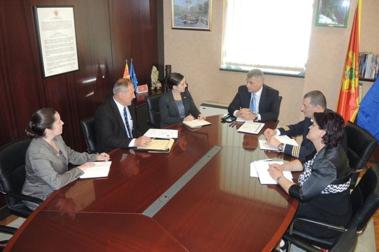 Saopštenje: Susret ministar Brajović - Američka obalska straža