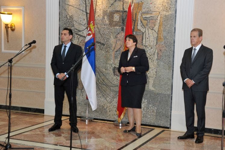 Ministar Šegrt i ministarka Kovačević razgovarali sa ministrom rada, zapošljavanja, boračkih i socijalnih pitanja Republike Srbije Aleksandrom Vulinom