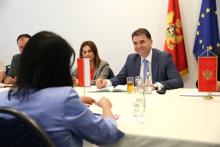 Ministar Ivanović sa saradnicima razgovarao sa predstavnicima delegacije Poljske koja boravi u zvaničnoj posjeti CG