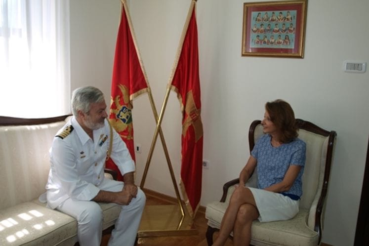 Prijem izaslanika odbrane R. Grčke kod ministra Pejanović-Đurišić