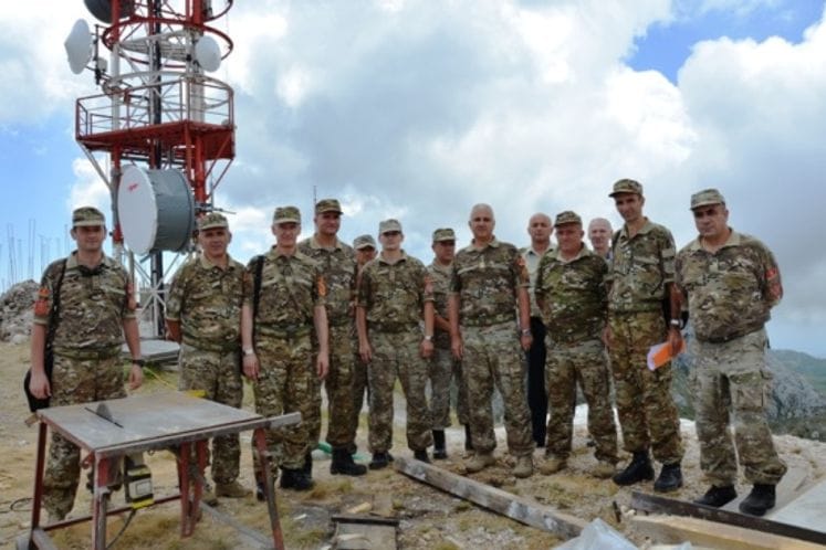 Načelnik Generalštaba VCG obišao Stacionarno čvorište veze "Lovćen"