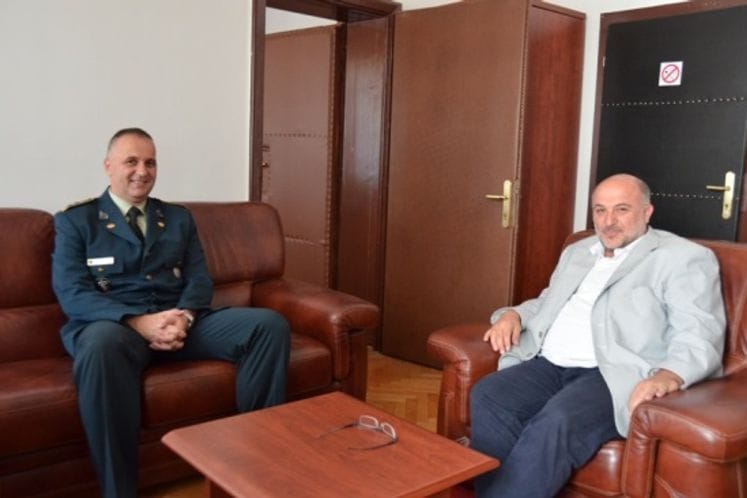 Državni sekretar Šarkić primio je potpukovnika Dakovića koji je imenovan i odlazi na mjesto savjetnika u Misiju Crne Gore pri NATO u Briselu