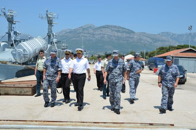 Načelnik Generalštaba Vojske Crne Gore i njegov zamjenik posjetili pripadnike Mornarice u Baru