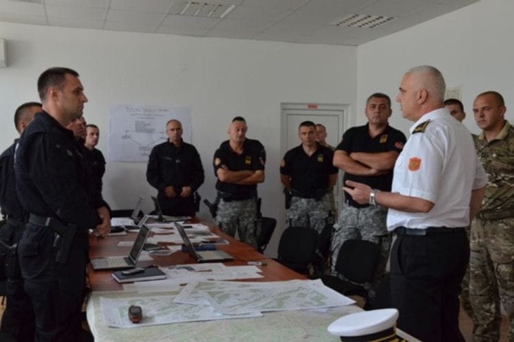 Načelnik i zamjenik načelnika Generalštaba VCG obišli zajedničku obuku specijalnih jedinica VCG i UP