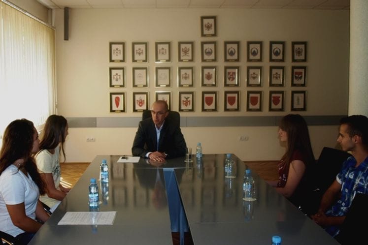 Generalni direktor Volkov primio kadete koji će biti upućeni na školovanje na vojnim akademijama u R. Grčkoj i R. Makedoniji