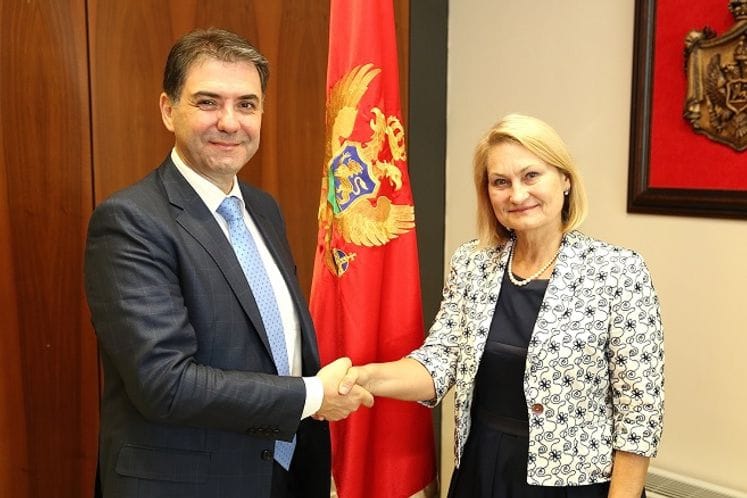 Saopštenje Ministar Ivanović razgovarao sa novoimenovanim ambasadorom Poljske u Crnoj Gori Irenom Tatažinjskom