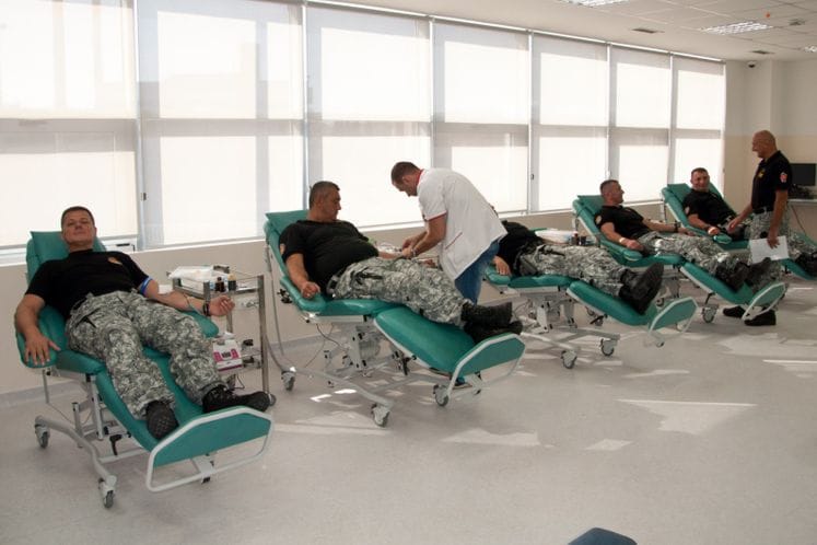 Pripadnici PJP jutros dobrovoljno dali krv