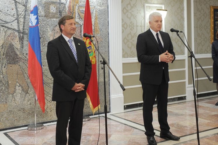 Potpredsjednik Vlade Duško Marković primio ministra vanjskih poslova Slovenije