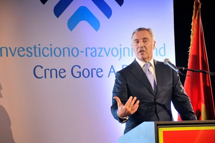 Predsjednik Vlade Milo Đukanović govorio na prezentaciji Programa finansijske podrške IRF-a