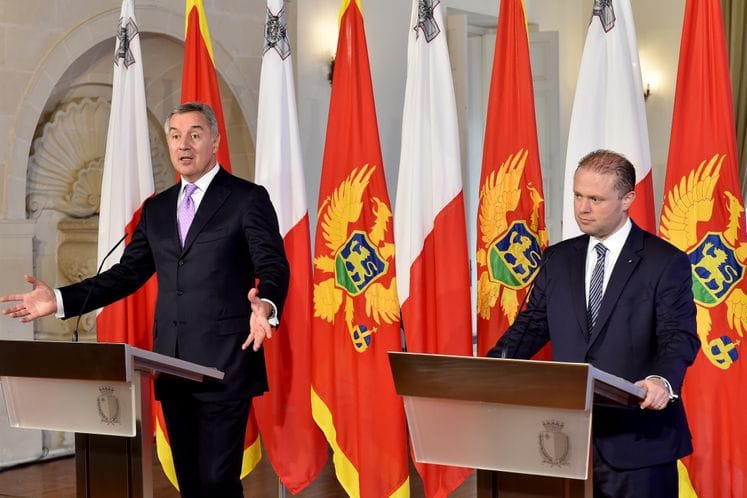 Valeta: Susret premijera Đukanovića sa predsjednikom Vlade Malte Džozefom Muskatom