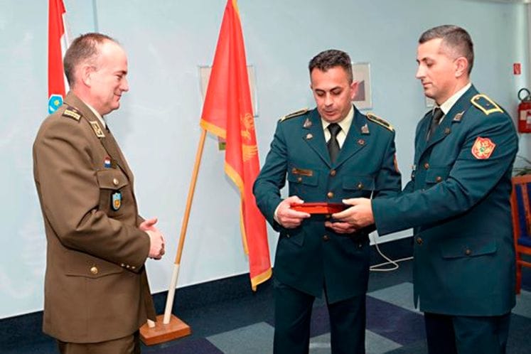 Pripadnici VCG na školovanju u Hrvatskoj obilježili deceniju obnove crnogorske nezavisnosti