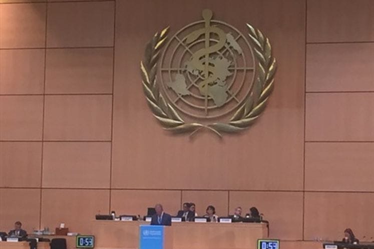 Ministar Šegrt govorio na zasijedanju Skupštine SZO u Ženevi