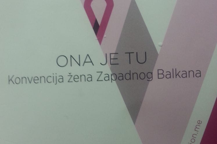 Otvorena prva konvencija žena Zapadnog Balkana "Ona je tu"