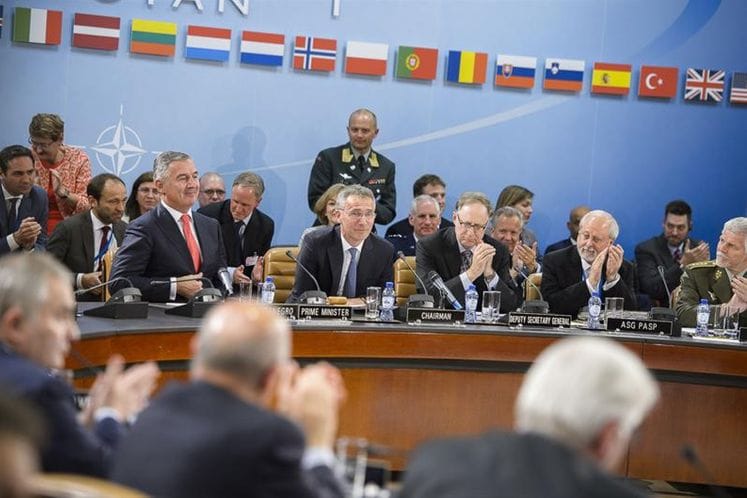 NATO Foreign Ministers sign the Accession Protocol for Montenegro