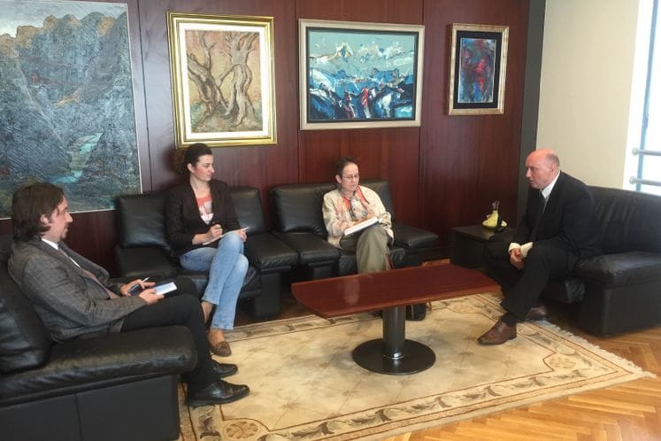 SAOPŠTENJE: Ministar rada i socijalnog staranja Boris Marić sastao se sa ambasadorkom Njemačke Nj.E. Gudrun Elizabet Štajnaker