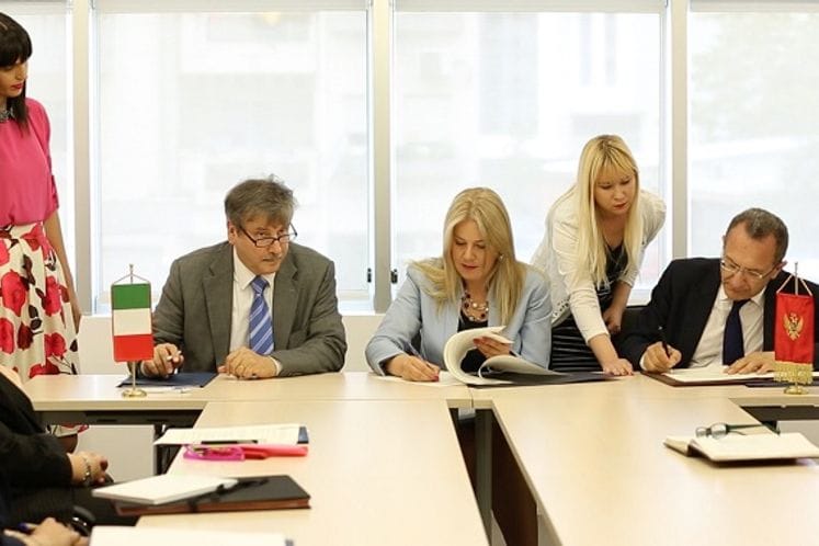 Potpisan Sporazum o saradnji u oblasti bezbjednosti hrane i veterine između Crne Gore i Italije