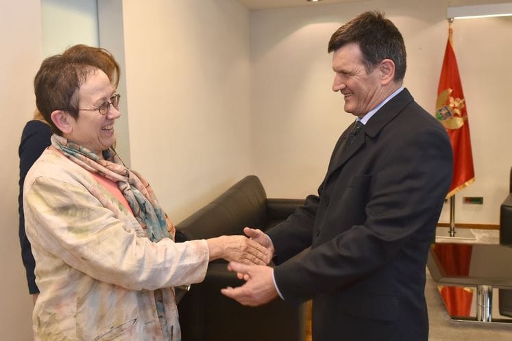 Potpredsjednik Vujović razgovarao sa ambasadorkom SR Njemačke Gudrun Štajnaker