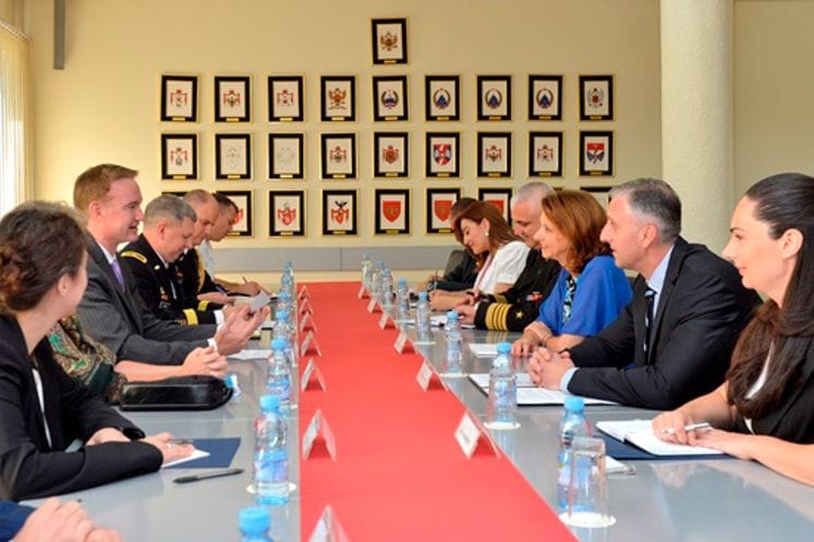 Ministar odbrane Pejanović Đurišić sastala se sa zamjenikom pomoćnika državnog sekretara za odbranu SAD dr Majklom Karpenterom