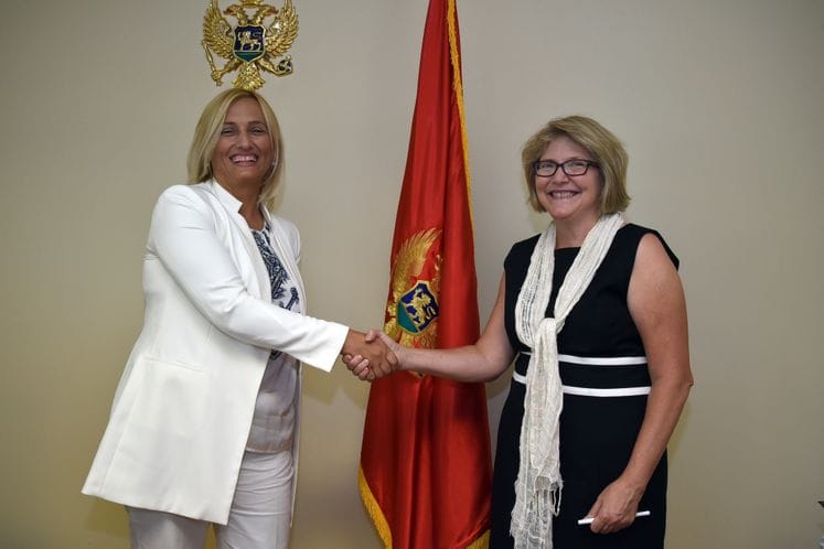 Deputy Prime Minister Jasavić hosts US Ambassador to Montenegro Margaret Ann Uyehara