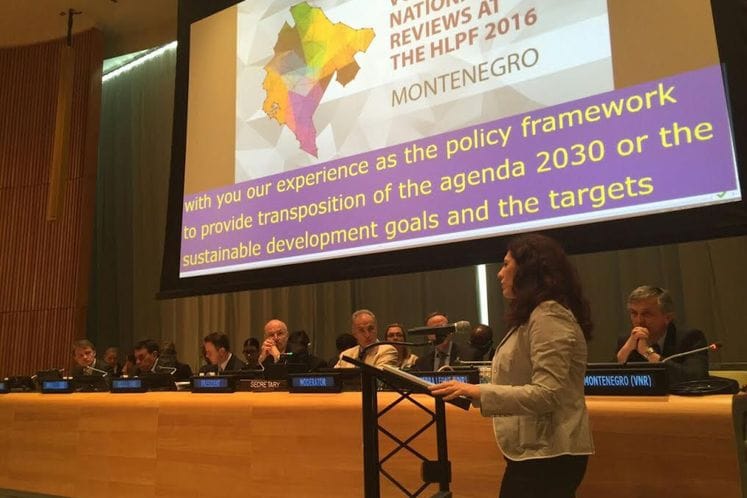 Saopštenje za javnost povodom prezentacije Izvještaja Crne Gore o početku sprovođenja Agende Ujedinjenih nacija za održivi razvoj do 2030. godine na Političkom forumu na visokom nivou (HLPF) u Njujorku