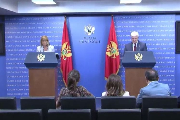 Održana konferencija za medije nakon 167. sjednice Vlade Crne Gore