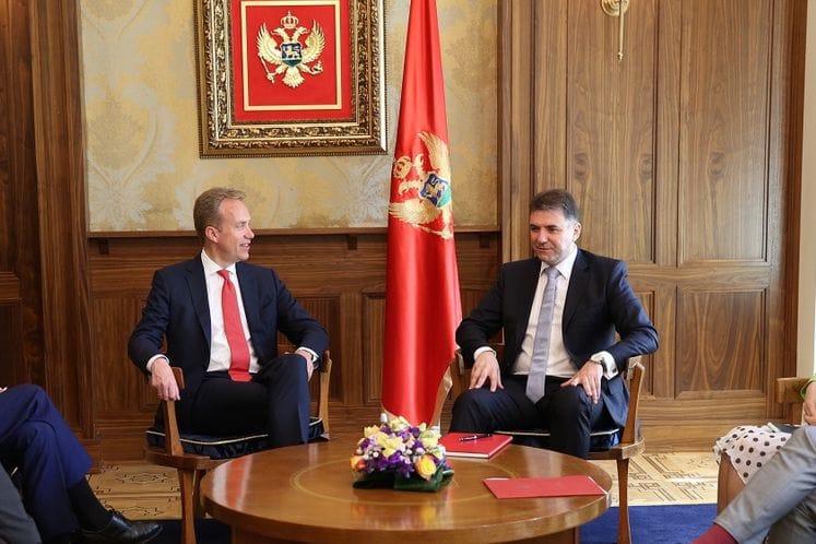 Potpredsjednik Ivanović razgovarao sa ministrom vanjskih poslova Norveške Borgeom Brendeom