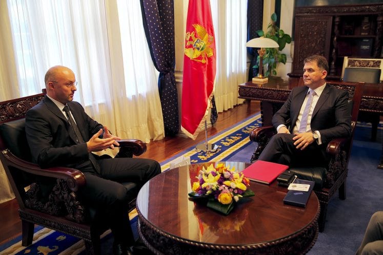 Potpredsjednik Ivanović susreo se sa ambasadorom Slovačke Romanom Hlobenjom