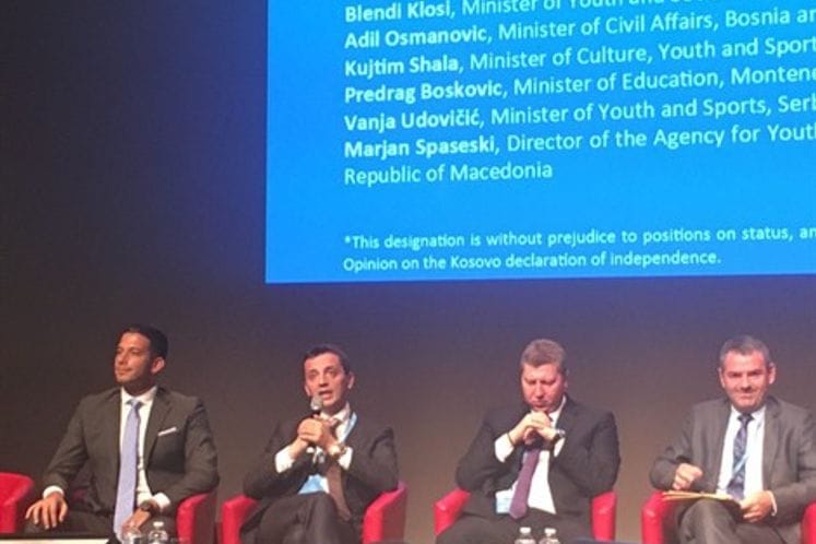 Education Minister Predrag Bošković participates in Connecting Youth Conference in Paris