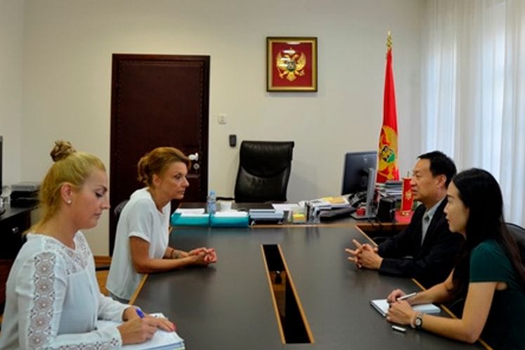 Susret Ministra odbrane sa Ambasadorom NR Kine u Crnoj Gori