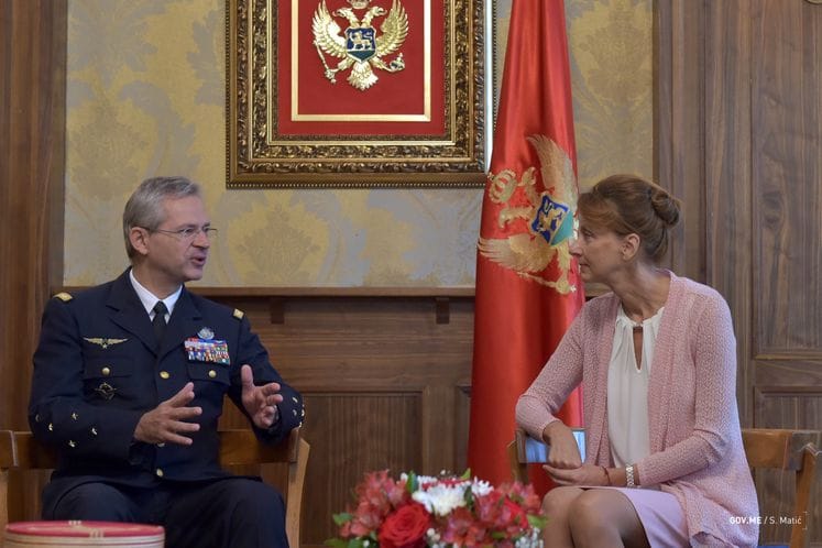 Sastanak ministra odbrane i komandanta Savezničke komande za transformacije