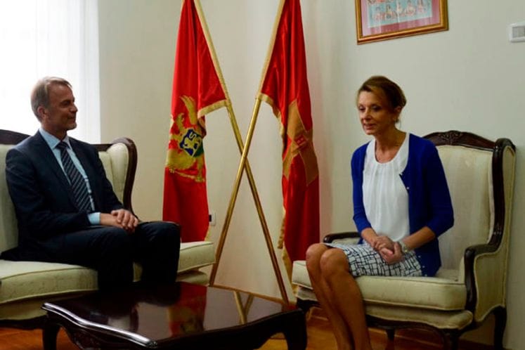 Susret ministra odbrane sa ambasadorom EU u Crnoj Gori