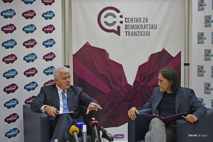 Potpredsjednik Marković govorio na Građanskom satu o izbornom procesu u Crnoj Gori