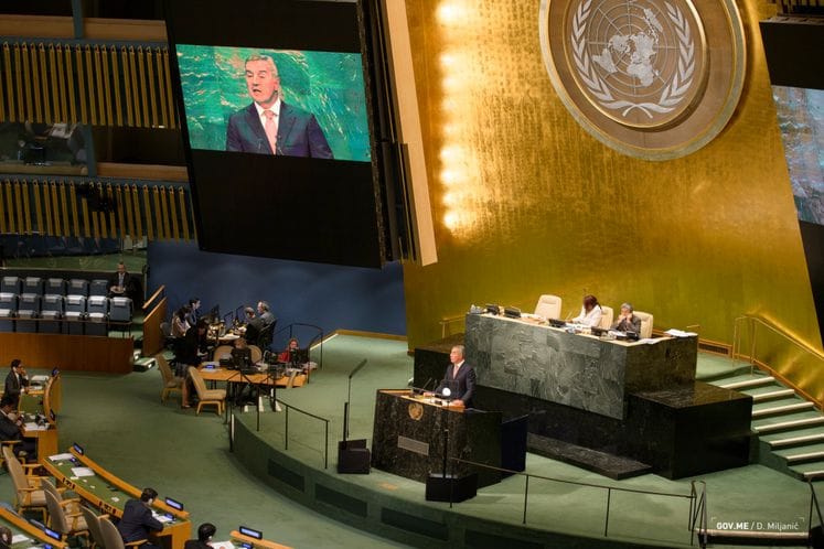 Njujork: Govor predsjednika Vlade Mila Đukanovića na generalnoj debati 71. zasijedanja Generalne skupštine UN-a