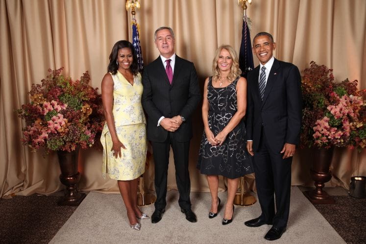 PM Đukanović attends reception hosted by US President Obama