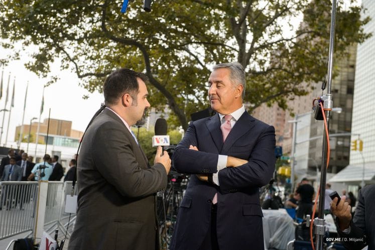 Njujork: Intervju predsjednika Vlade Mila Đukanovića za Glas Amerike