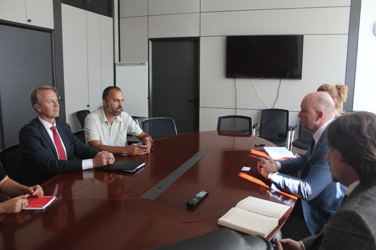 SAOPŠTENJE: Ministar Boris Marić sastao se sa šefom Delegacije Evropske unije u Crnoj Gori Aivom Oravom