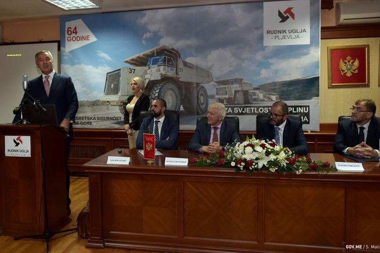 Predsjednik Vlade govorio na svečanoj Akademiji povodom Dana rudara i Dana Rudnika uglja AD Pljevlja