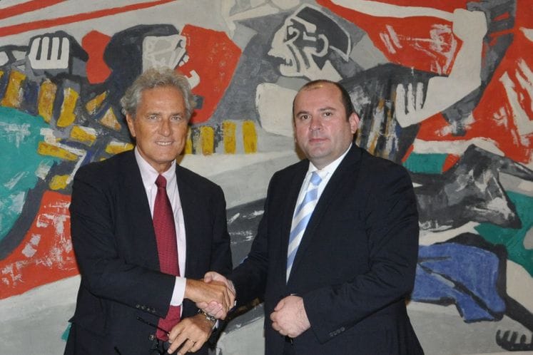 Susret ministra Goranovića sa predsjednikom Centra za održivu budućnost Italije, Franćeskom Rutelijem