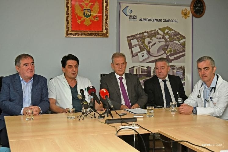 Održana koferencija za novinare na temu primjene najnovijih naučnih i kliničkih dostignuća u oblasti kardiologije i kardiohirurgije u Kliničkom centru Crne Gore
