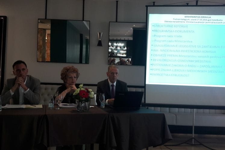 SAOPŠTENJE: Ministar Šegrt na sastanku sa direktorima javnih zdravstenih ustanova ocijenio da je napravljen značajan pomak u dostupnosti i kvalitetu zdravstvenih usluga