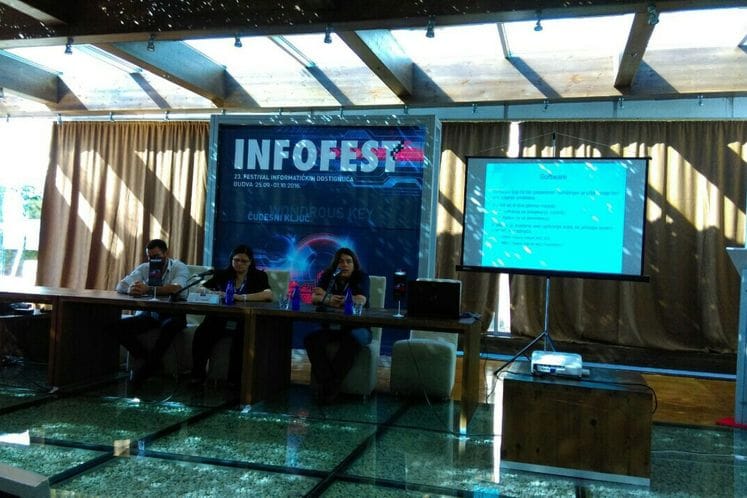 Saopštenje: Ministarstvo prosvjete održalo prezentaciju na ovogodišnjem INFOFEST-u