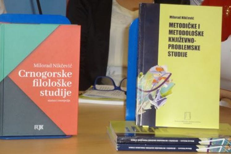 PROMOVISANE DVIJE MONOGRAFIJE STUDIJA PROF. DR. MILORADA NIKČEVIĆA NA INTERNACIONALNOM SAJMU KNJIGA U PODGORICI