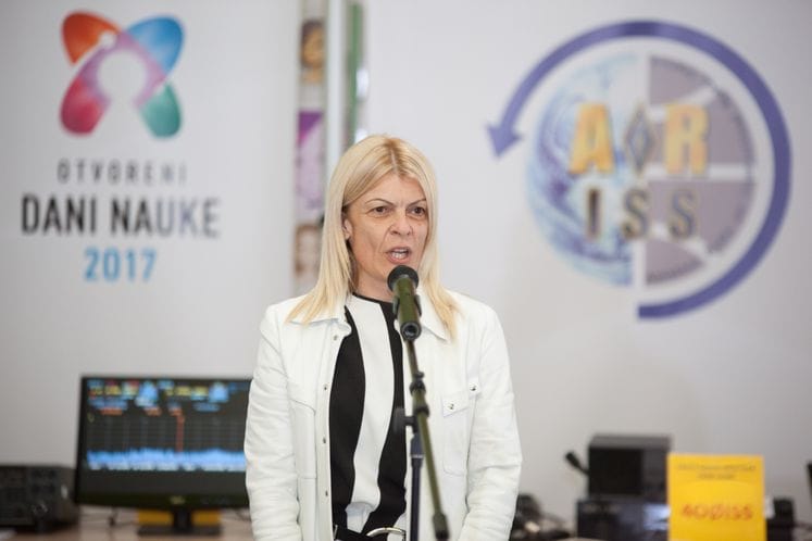 Podgorica’s elementary school pupils talk to the crew of International Space Station for the first time