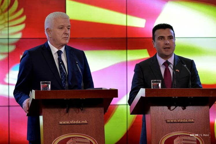 PM Marković meets in Skopje with his Macedonian counterpart Zoran Zaev