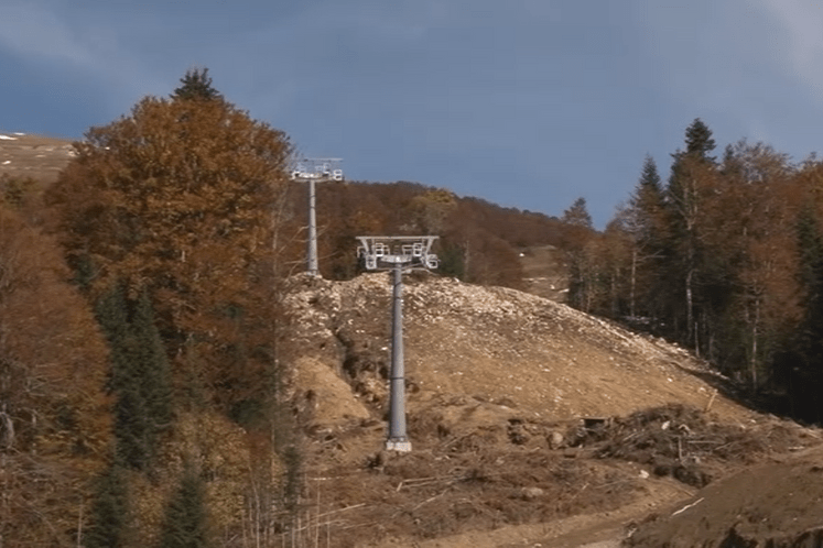 Ministar Radulović obišao radove na izgradnji skijališta Kolašin 1600