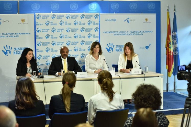 Nastavlja se kampanja Vlada Crne Gore i UNICEF-a "Zaustavimo nasilje onlajn"
