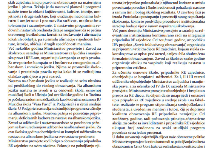 Dukaj: Ministarstvo prosvjete kontinuirano radi