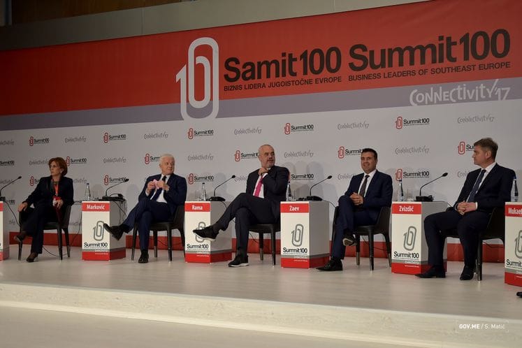 Skopje - PM Marković at Summit 100: Western Balkans region needs to create new values, stronger interconnections and bold decision-making