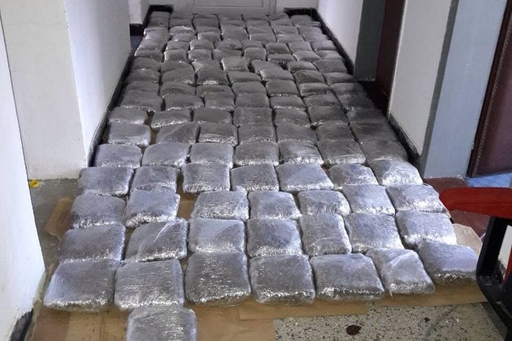Plav: Pronađeno oko 128 kg skanka; osumnjičeni lišen slobode