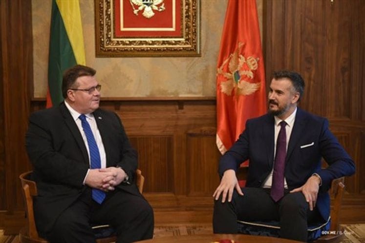 Montenegro counts on Lithuania's support